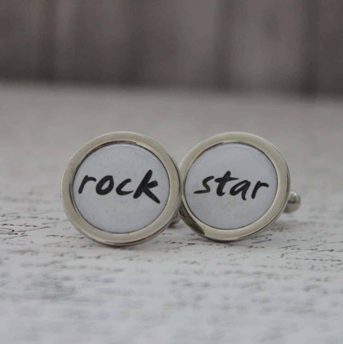 manžetové gombíky pre vašu rock star