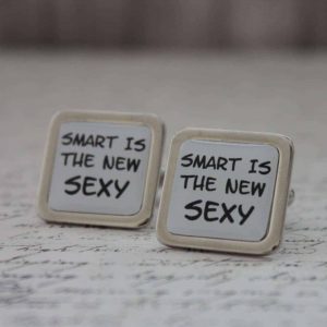manžetové gombíky smart is the new sexy